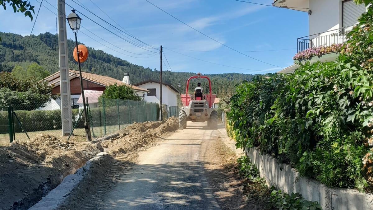 Obras en Elexalde.