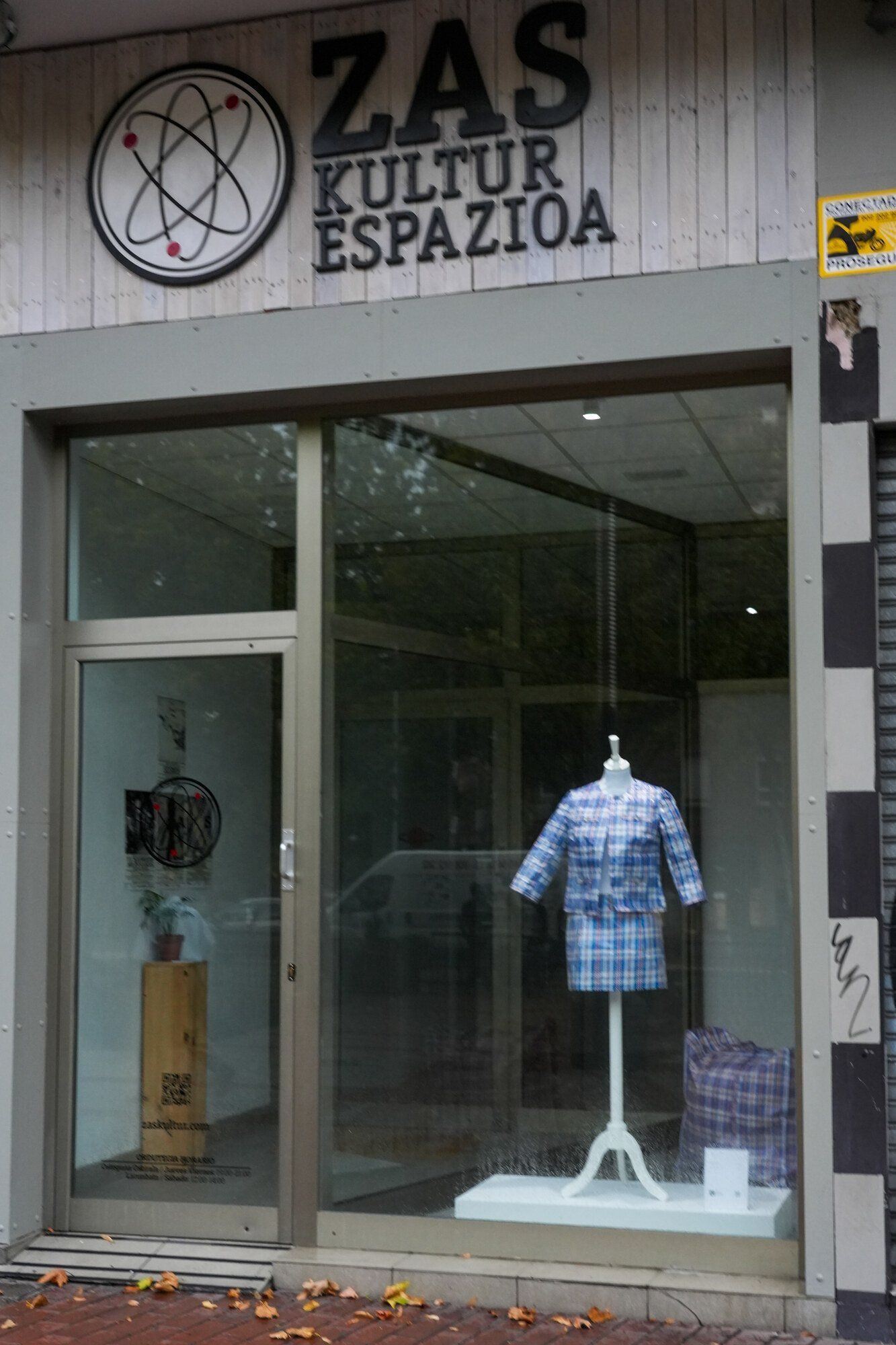 La obra de Edurne Herrán en la plaza San Antón. Foto: Jorge Muñoz