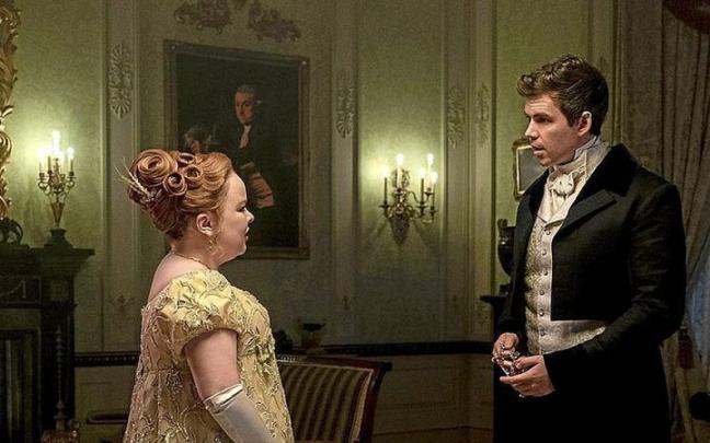 Penelope y Colin, los dos personajes que centrarán la nueva temporada de ‘Los Bridgerton’. | FOTO: NETFLIX Penelope y Colin, los dos personajes que centrarán la nueva temporada de ‘Los Bridgerton’. | FOTO: NETFLIX