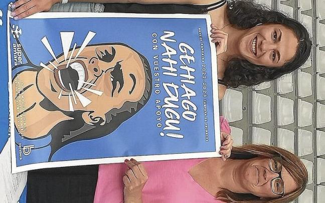 Maitane Etxeberria y Tati Garmendia, ayer en el Gasca. | FOTO: N.G.