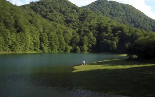 Imagen de los embalses de Leurtza.