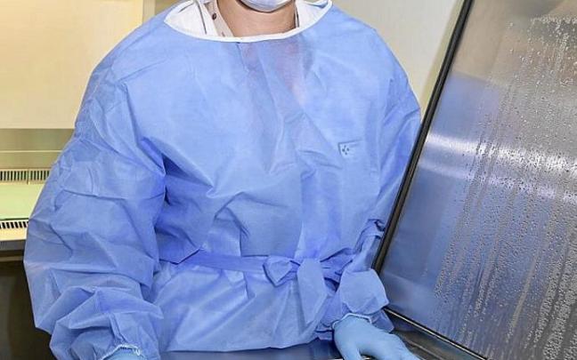 María Villaverde, bióloga del Banco de Leche de Euskadi