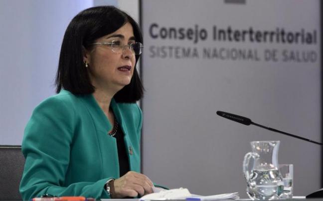 La ministra de Sanidad, Carolina Darias