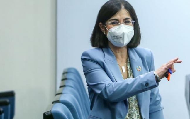 La ministra de Sanidad, Carolina Darias