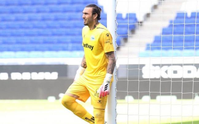 Roberto Jim&eacute;nez, con el Alav&eacute;s.