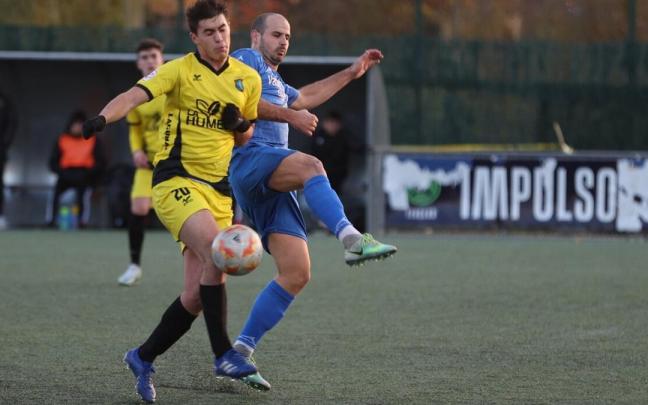 Lance del encuentro entre Valle de Egües y Lagunak.