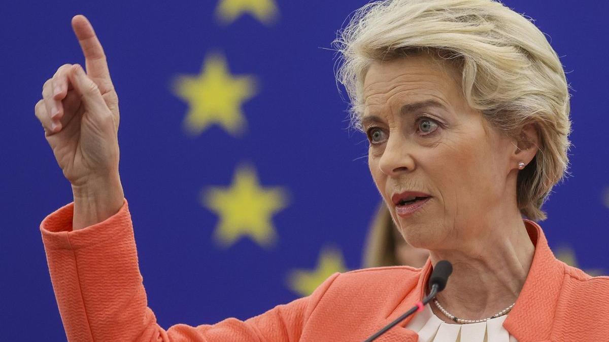 La presidenta de la Comisión Europea, Ursula Von der Leyen.