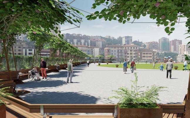 Proyecto para la cubierta de los almacenes de La Herrera