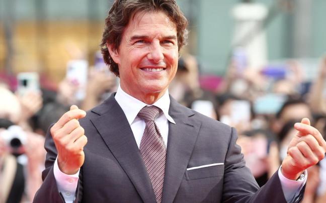 Tom Cruise , durante la promoción de su última película "Top Gun: Maverick" Tom Cruise , durante la promoción de su última película "Top Gun: Maverick"