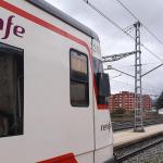 Tren de Renfe. transporte público.
