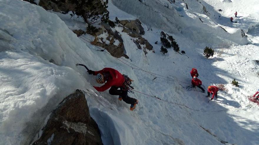 La Sección de Montaña de la Unidad de Vigilancia y Rescate de la Ertzaintza (UVR)