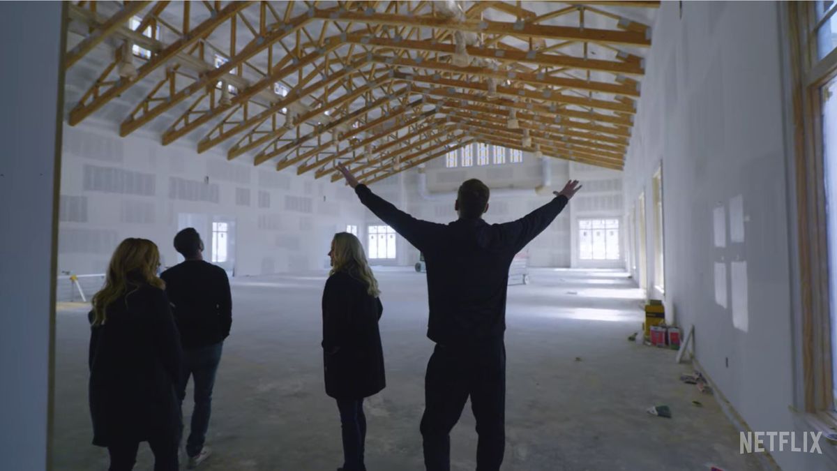 Comienzos de la reforma del hogar de Travis Hansen, que se verá en la plataforma Netflix