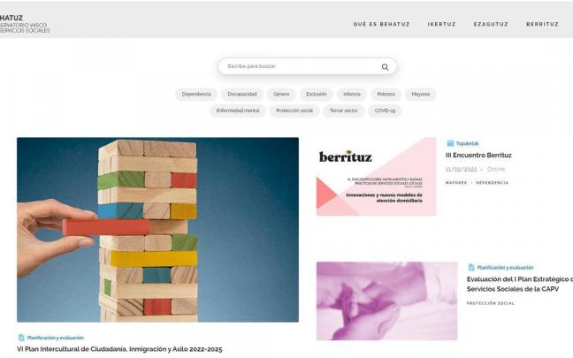 El nuevo portal web Behatuz.