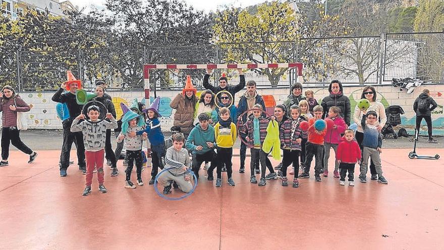 Participantes en la edición de Brinka! en los centros de Estella.