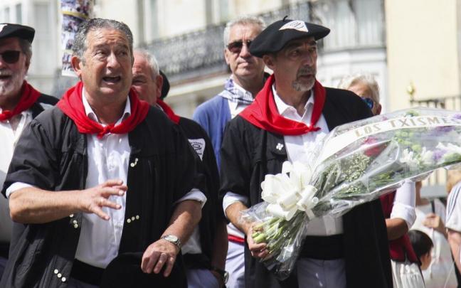 Ofrenda floral de los Txismes en 2019