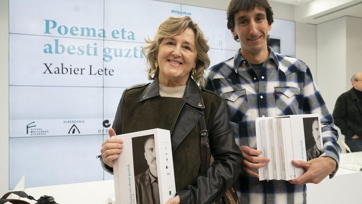 Lourdes Otaegik eta Alex Gurrutxagak Xabier Leteren poesia eta abesti guztiak bildu dituzte.