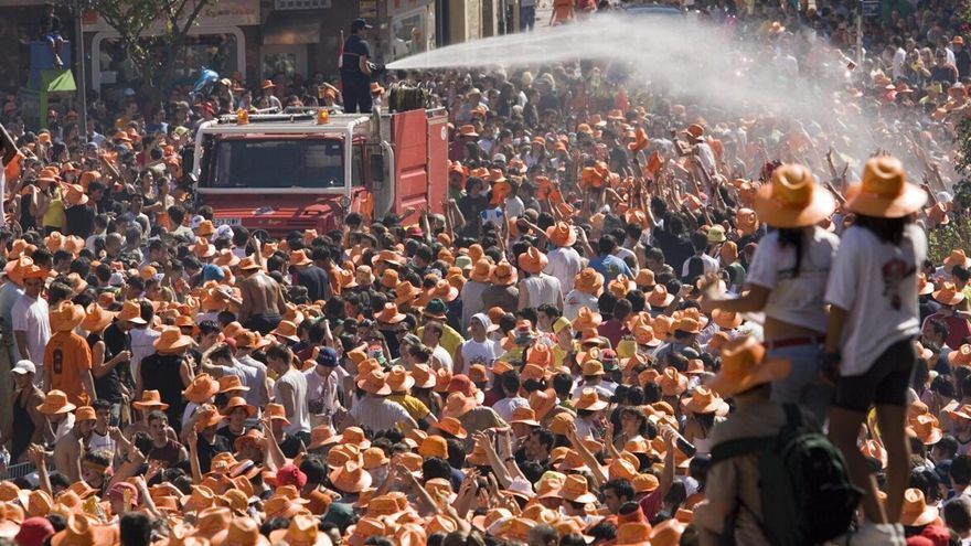 Bajada de Celedón el 4 de agosto