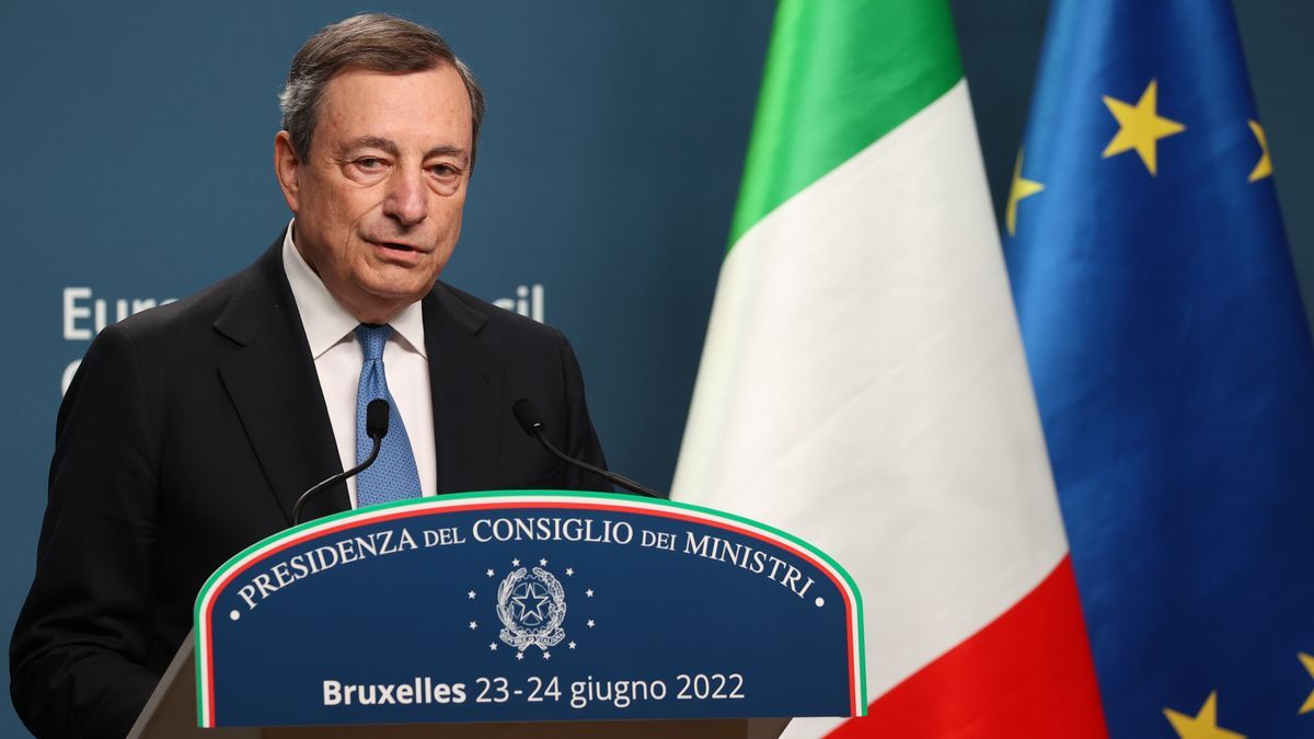 El primer ministro Italiano, Mario Draghi.