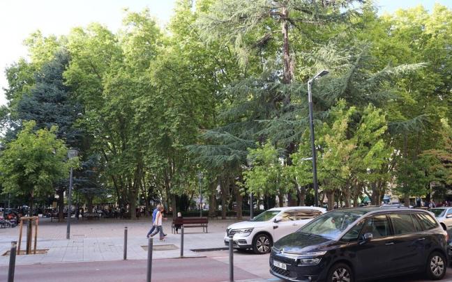 La Plaza de la Cruz, donde se prevé construir un aparcamiento subterráneo de 1.000 plazas