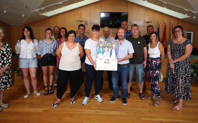 La Casa Consistorial de Tafalla presenta la campaña municipal contra las agresiones para la inminentes fiestas bajo el lema de "En Tafalla quien calla, falla - Tafallan ez zaitez isildu".