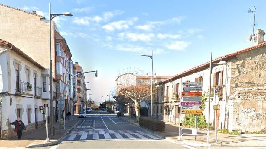 Calle Zubiarte, en Huarte.