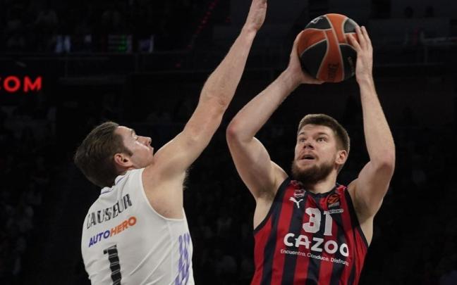 Giedraitis, muy destacado el jueves en la victoria ante el Real Madrid, lanza ante Causeur.