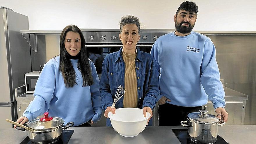 La cocina del Gazteleku de Zarautz totalmente renovada. | FOTO: ZARAUZKO UDALA