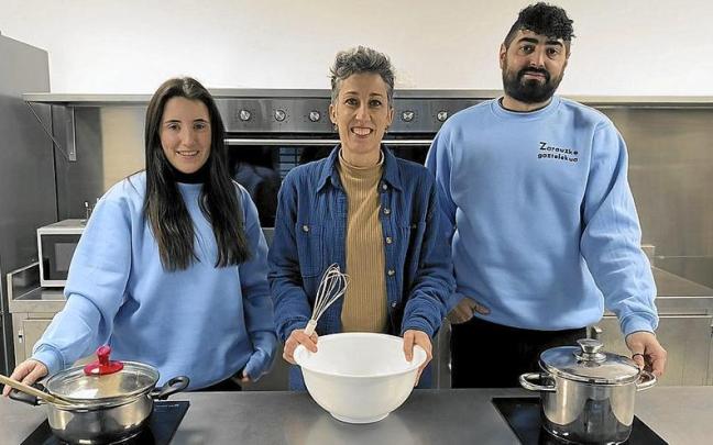 La cocina del Gazteleku de Zarautz totalmente renovada. | FOTO: ZARAUZKO UDALA