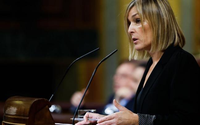 La diputada del PNV Idoia Sagastizabal, durante el pleno de las enmiendas a la totalidad de los Presupuestos