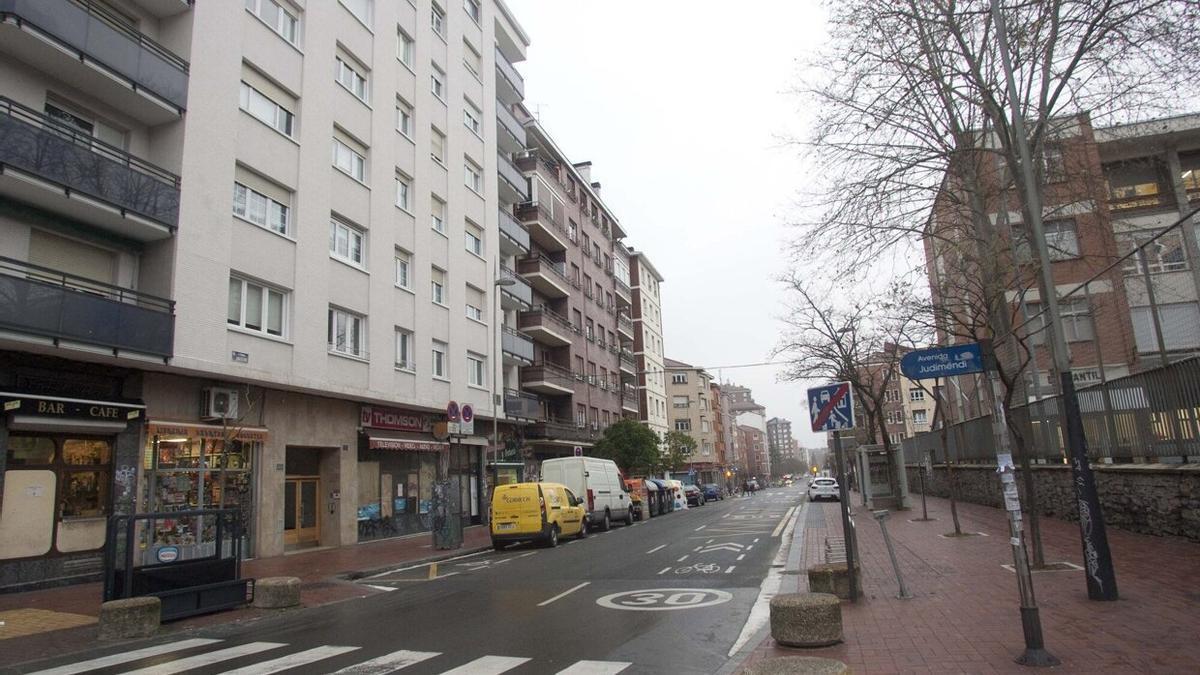 Calles del barrio de Judimendi.