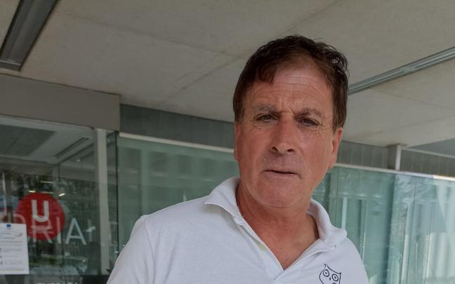 Mariano Jiménez Baigorri, tras recibir el alta.