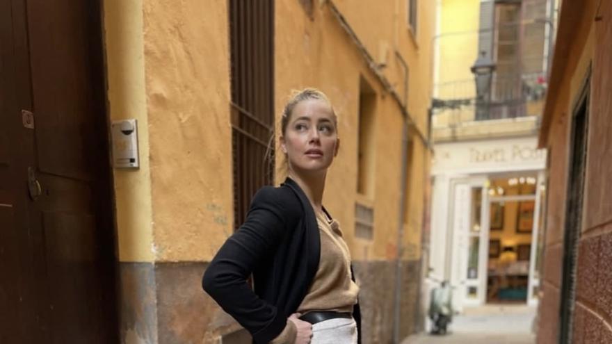 Amber Heard en Madrid.