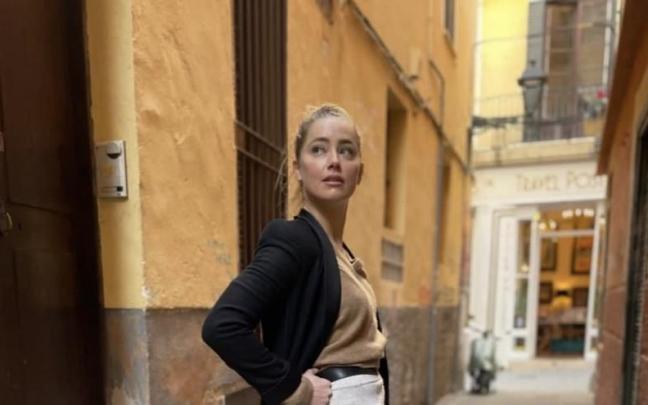 Amber Heard en Madrid.
