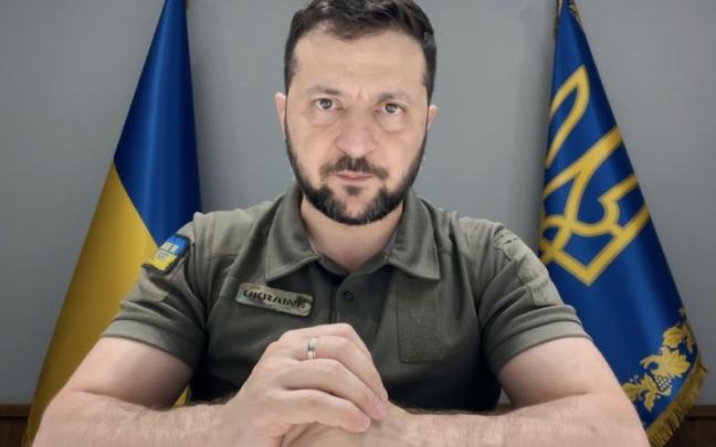 El presidente de Ucrania, Volodimir Zelenski. El presidente de Ucrania, Volodimir Zelenski.