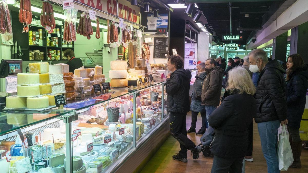 Actividad en la plaza de Abastos