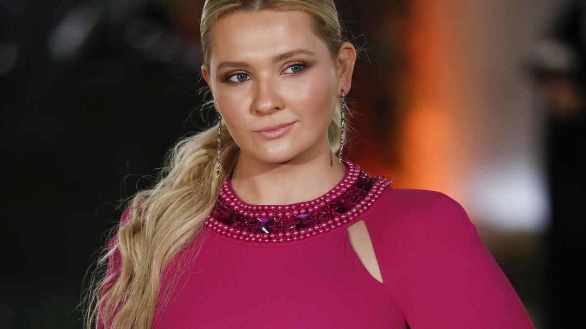 La actriz Abigail Breslin durante una entrega de premios.