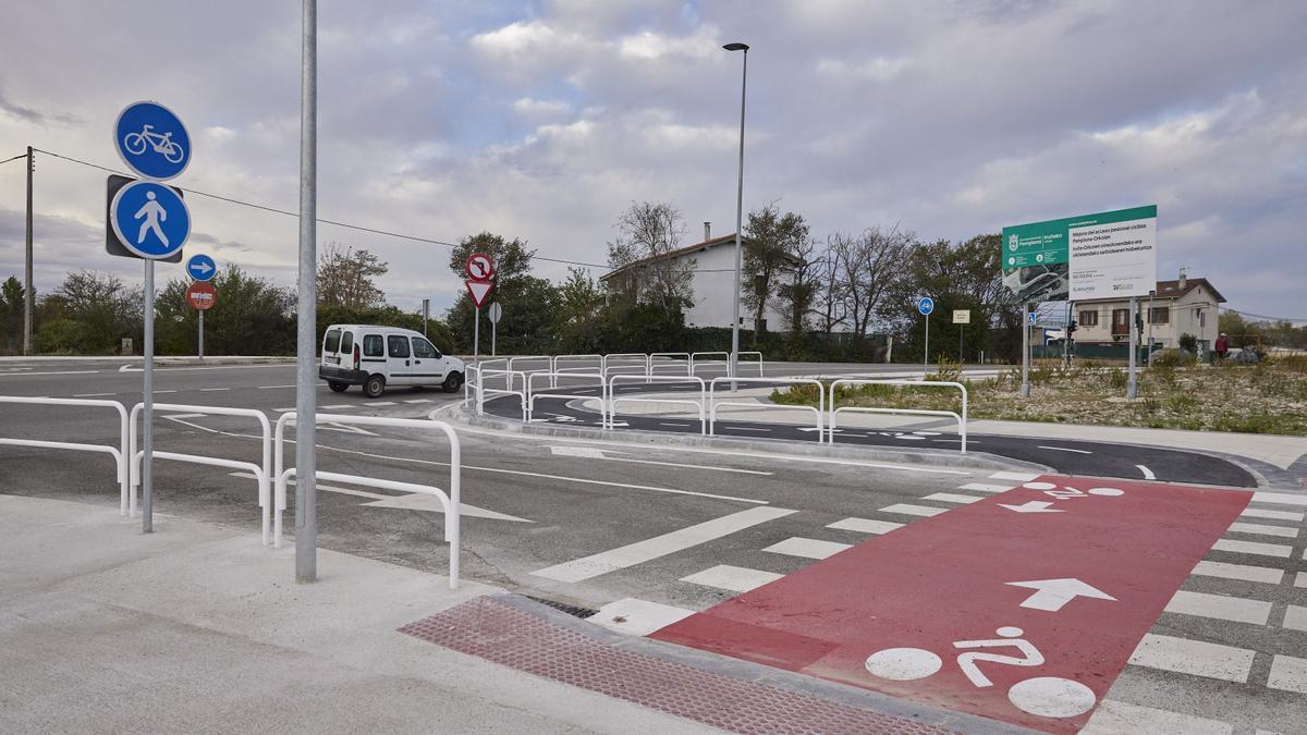 Conexión entre Pamplona y Orkoien