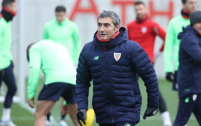 El entrenador del Athletic, Ernesto Valverde