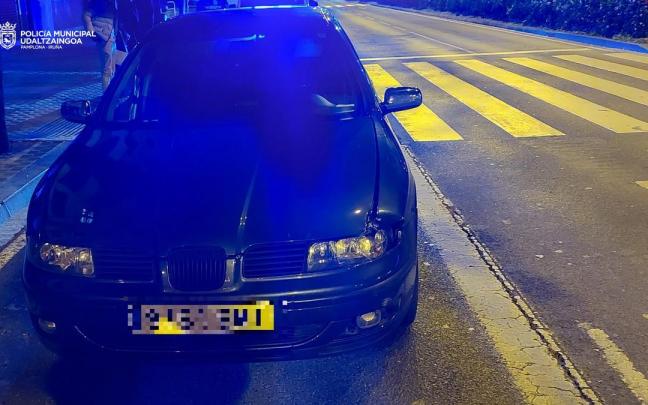 Imagen del veh&iacute;culo inmovilizado.