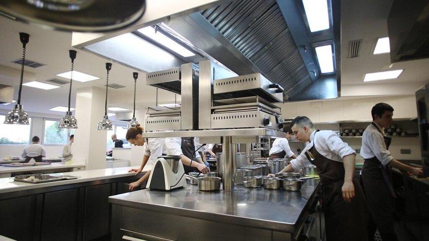 Fogones del restaurante Mugaritz