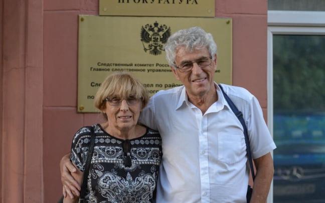 El opositor ruso Leonid Gozman (der.). El opositor ruso Leonid Gozman (der.).