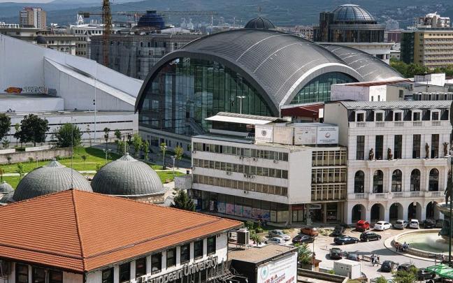 Skopie, capital de Macedonia del Norte.