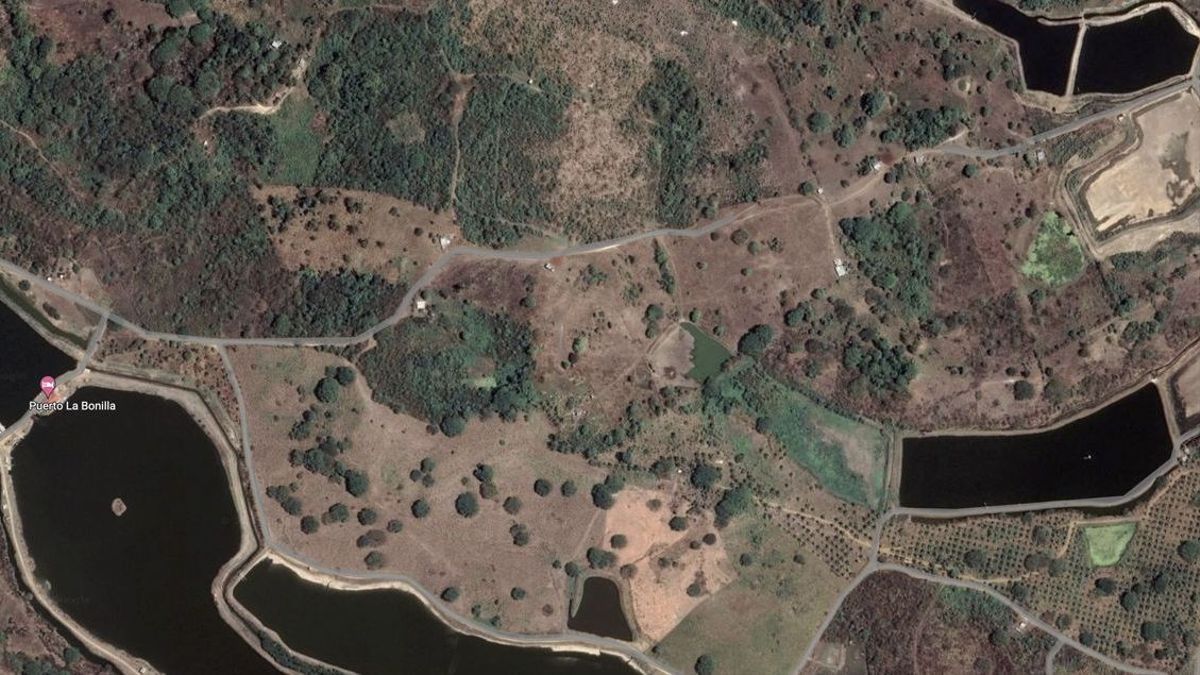 Mapa de la vía de acceso a La Bonilla