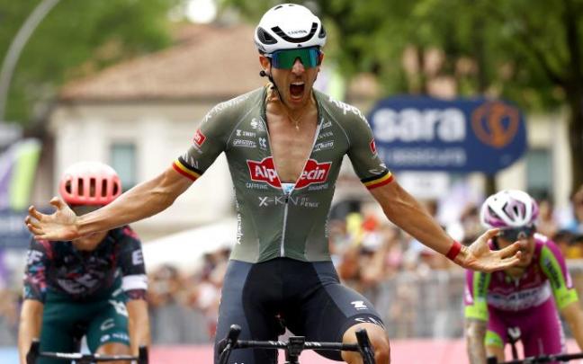 De Bondt, el mejor de la fuga en Treviso. De Bondt, el mejor de la fuga en Treviso.
