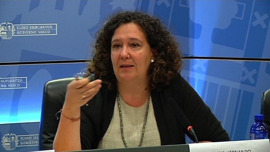 La directora de Derechos Humanos, Víctimas y Diversidad, Monika Hernando.