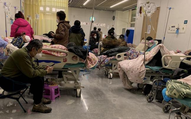 Los hospitales y morgues chinas est&aacute;n saturadas.