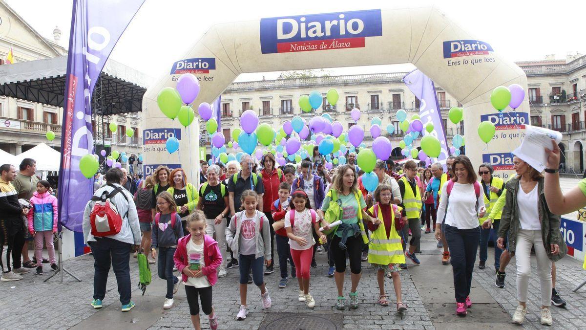 Caminata Solidaria organizada por Asafes en una imagen de archivo.