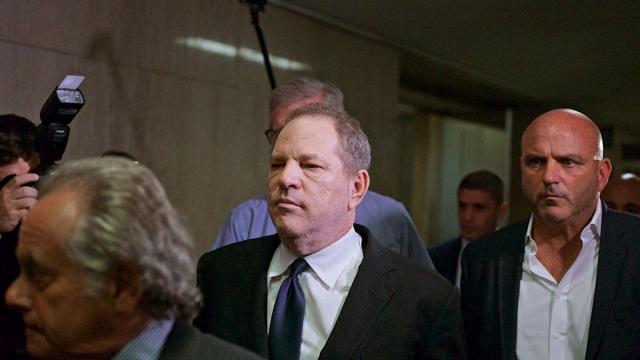 El productor Harvey Weinstein durante su juicio.
