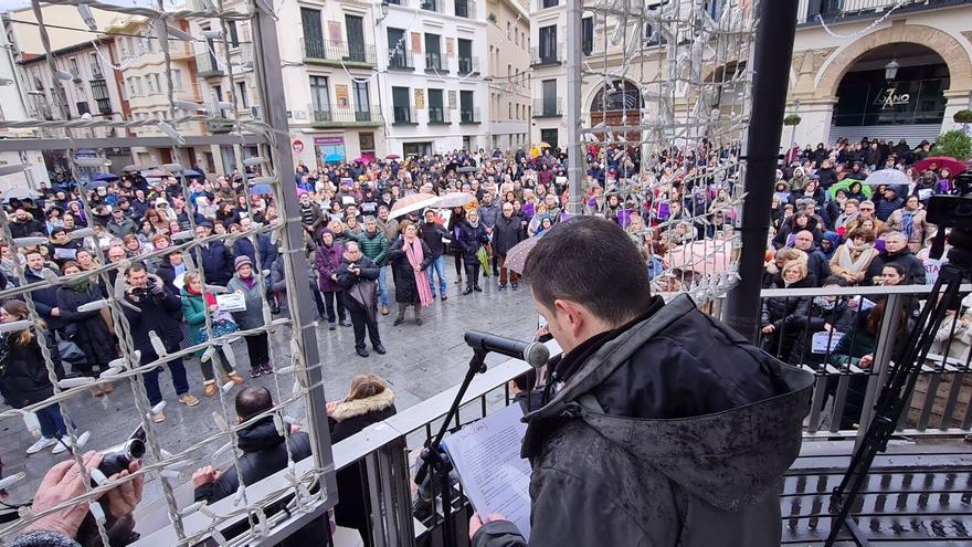 Un momento del acto en recuerdo de Sara Pina