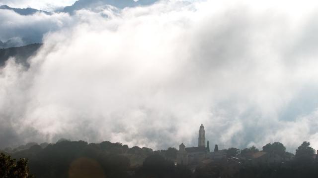 Isla de C&oacute;rcega en el mar Mediterr&aacute;neo.